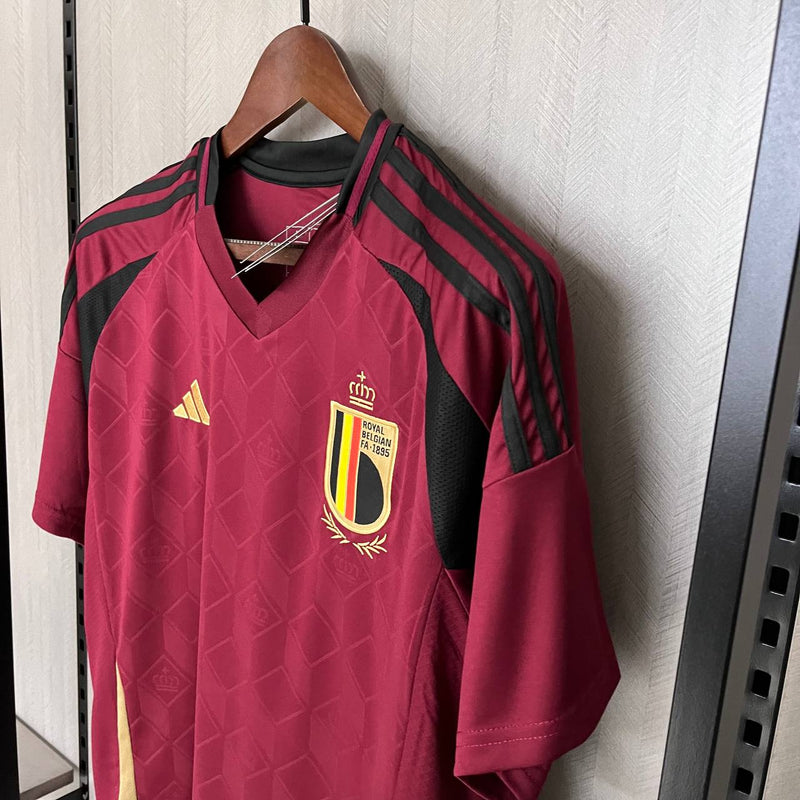 Camisa Bélgica Home 24/25 Euro - Versão Torcedor - PRONTA ENTREGA