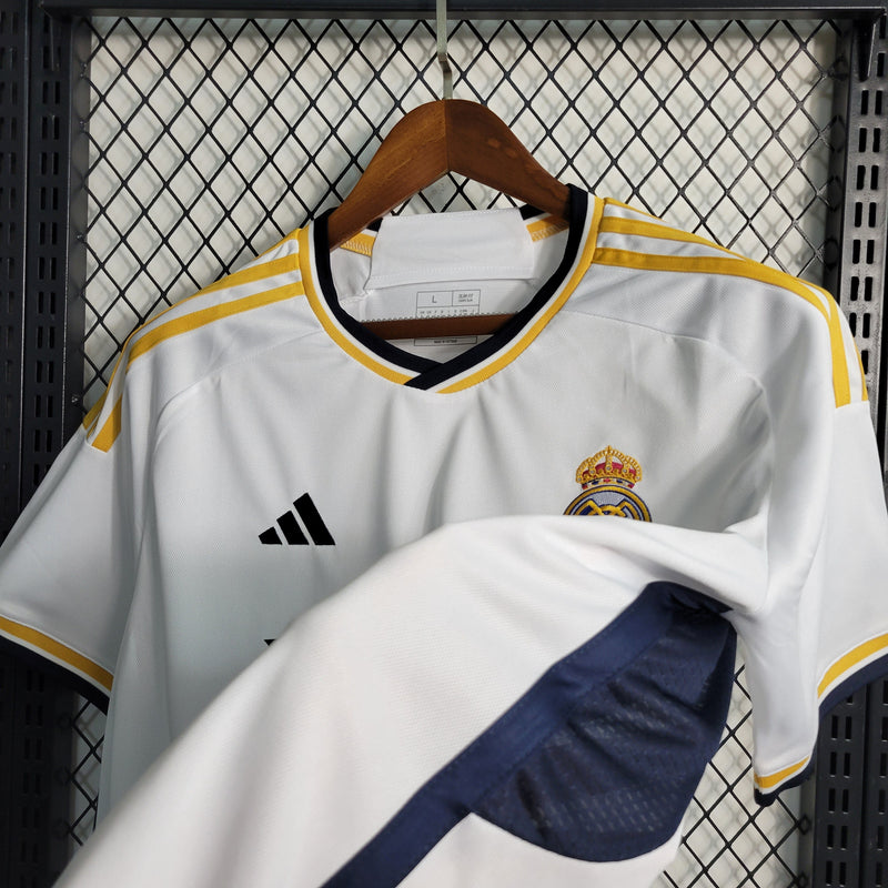 Camisa Real Madrid Home 23/24 - Adidas Torcedor Masculina - PRONTA ENTREGA