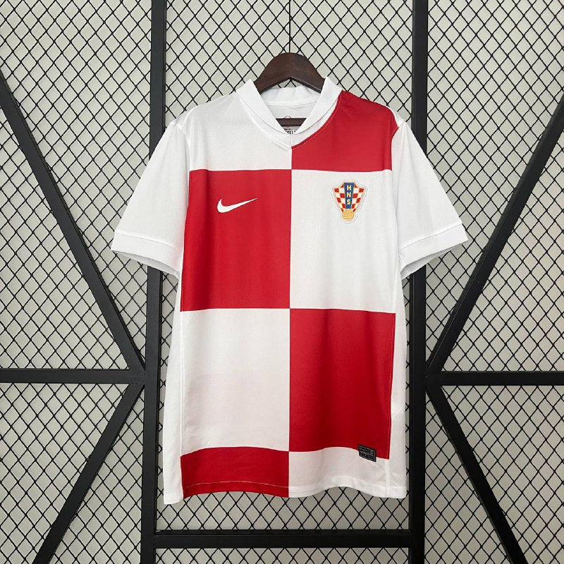 Camisa Croácia Home - 24/25 Euro - Versão Torcedor