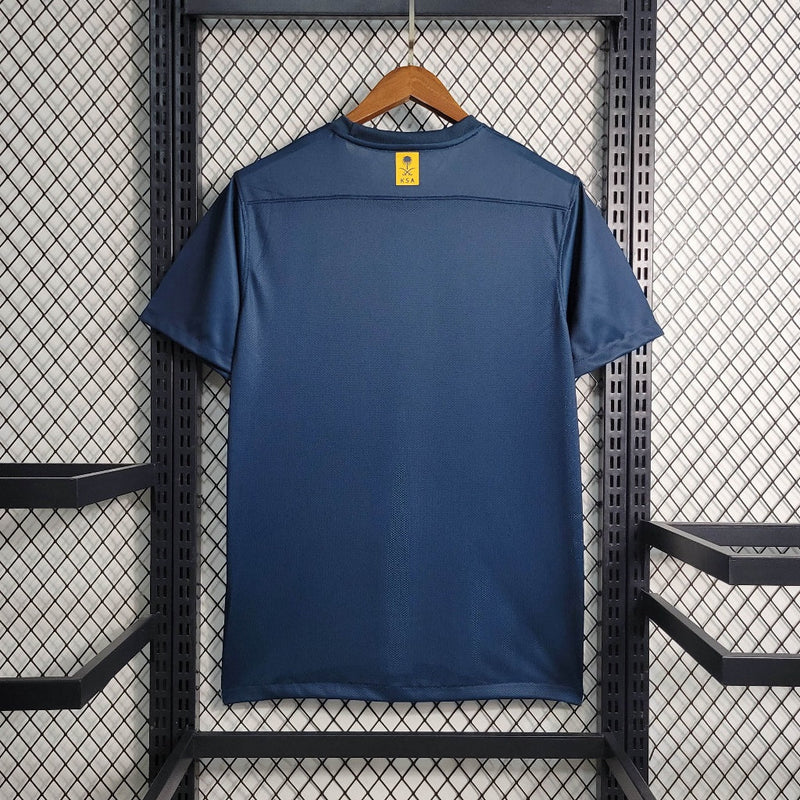 Camisa Al Nassr Away Azul 24/25 - Versão Torcedor