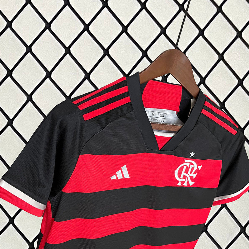 Camisa Flamengo Home Adidas Feminina 24/25 - Versão Torcedor